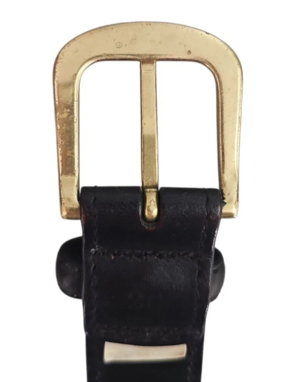 L.L. Bean Braided Leather Belt Black Women’s 30 Woven Preppy Classic Minimalist